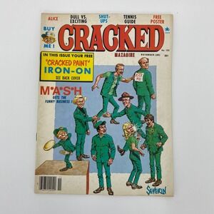 Vintage CRACKED Magazine Issue #182 Novmember 1981 - MASH TV Show Parody Cover